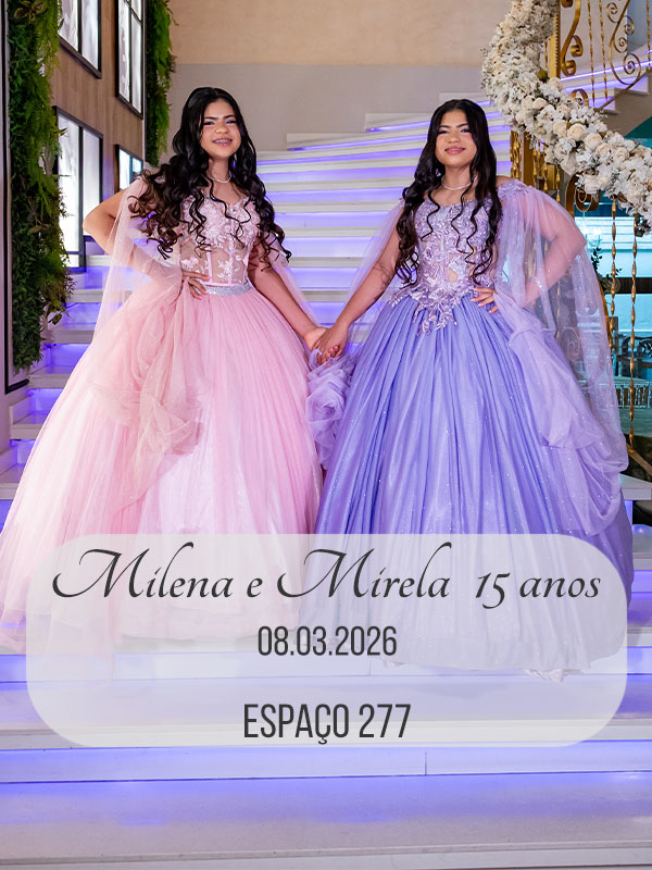 Vídeo de 15 anos de Milena e Mirela